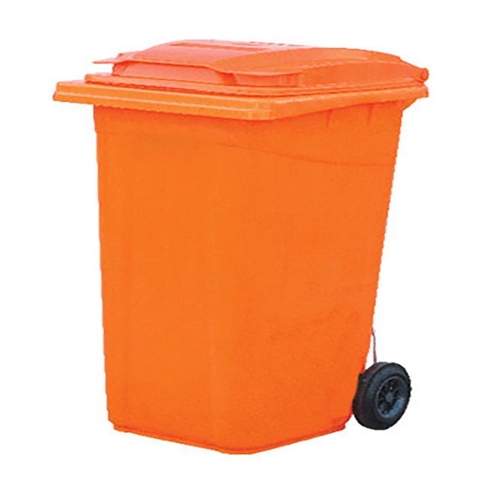 Plastik Çöp Konteynerı 120L Turuncu
