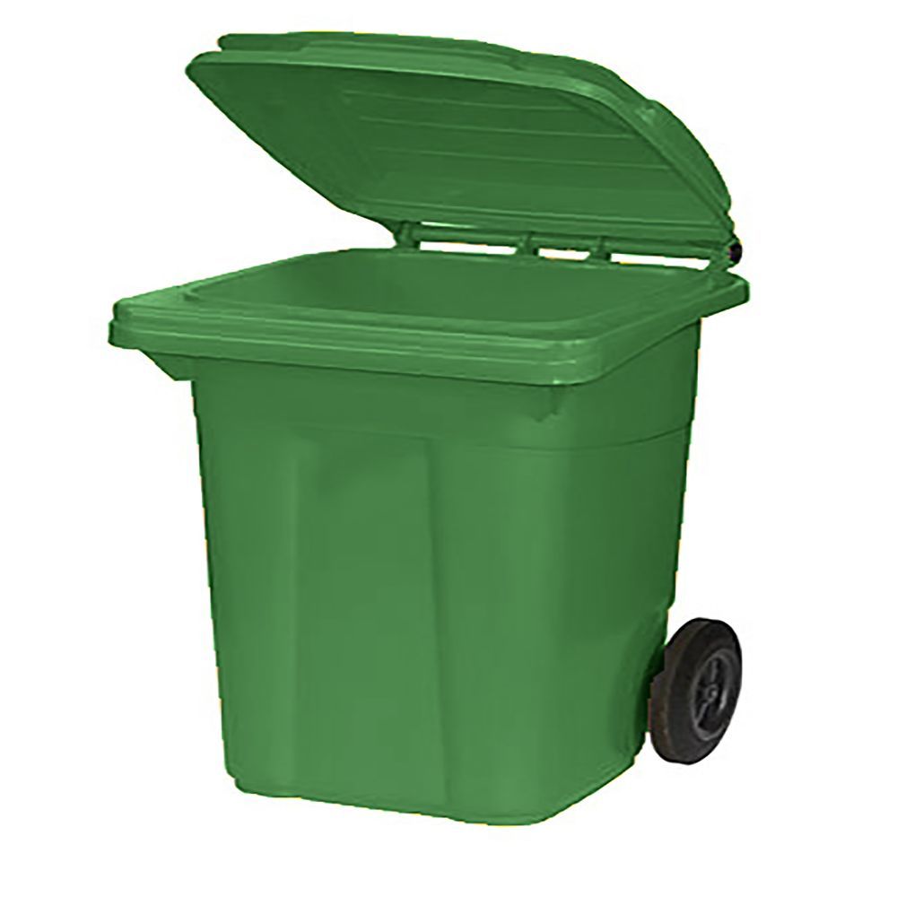 Plastik Çöp Konteynerı 80L Yeşil