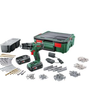 Bosch PSB 1800 Li-2 18V 1.5 Ah Çift Akülü Vidalama + SystemBox 241 Parça Set - 06039A330K
