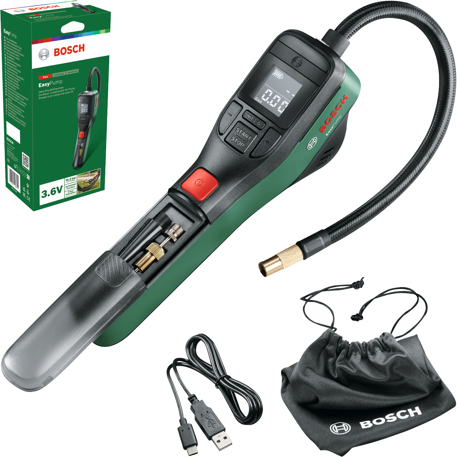 Bosch Akülü Basınçlı Hava Pompası EasyPump - 0603947000