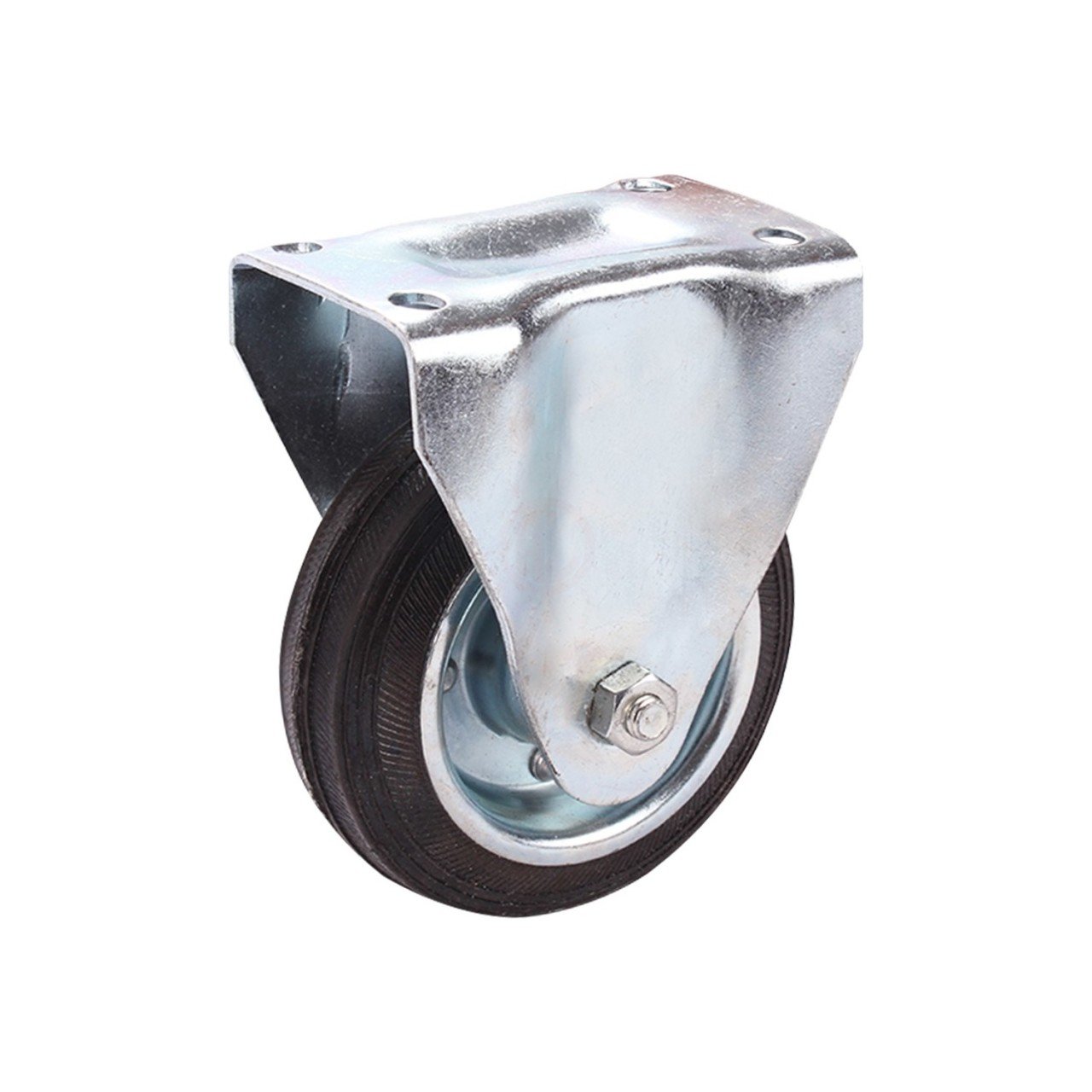 Mertsan Sabit Sac Cantlı Kauçuk Burçlu Tekerlek 160x40 mm (160 Kg)