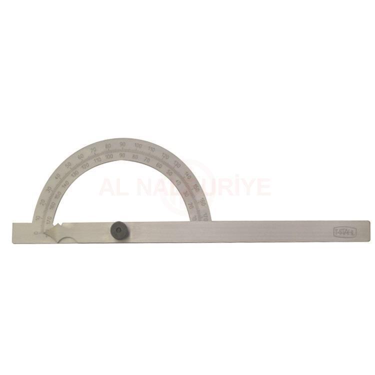T-Stahl Açı Ölçer 0-180° (1° Taksimatlı) 150x200 mm