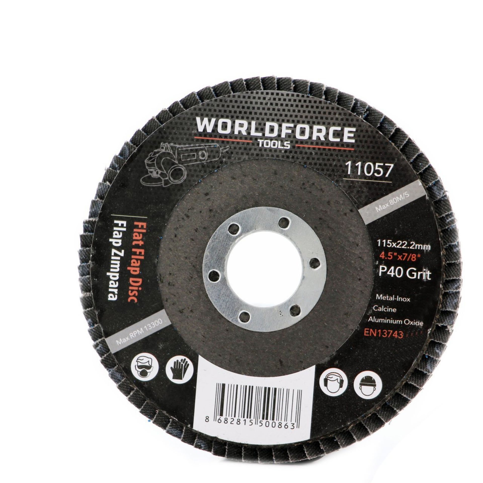 Worldforce Flap Zımpara Disk 115 mm 40 Kum