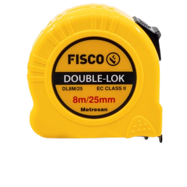 Fisco Çelik Şerit Kısa Metre Double-Lok 8 Mt 25 mm