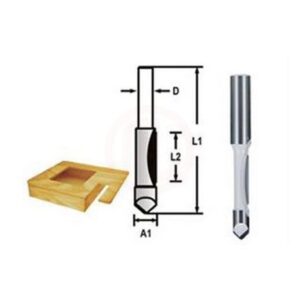 Makita Freze Ucu Panel Kenar Alma Bıçağı 8x6,35x65 mm (D-47787)