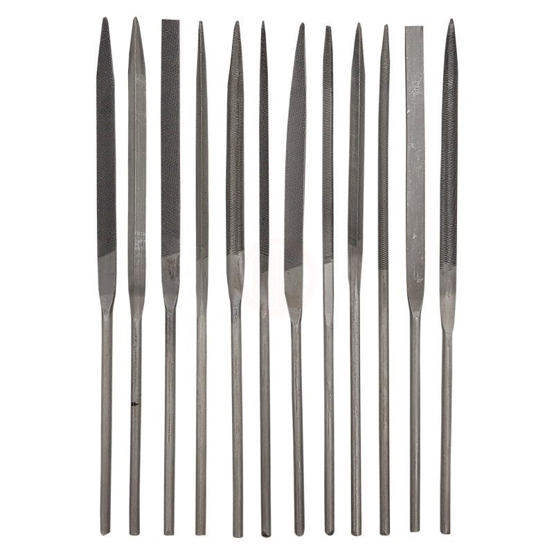 Three Files EGSAAT14012 SAATÇİ EĞE SETİ 12 PARÇA 140 MM - THRSAAT14012