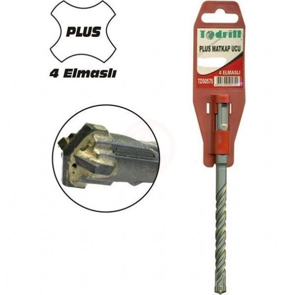 Todrill TD50615 SDS-Plus 4 Elmaslı Matkap Uç 20x260 mm