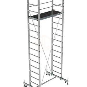 Saraylı Alüminyum İskele Merdiven Tekli 1x2,5 Mt 247 Cm