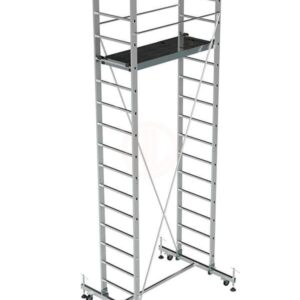 Saraylı Alüminyum İskele Merdiven Tekli 1x3,5 Mt 355 Cm