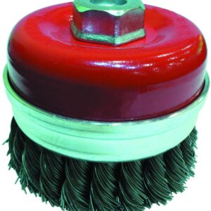 Partner Gri Burma Telli M14 Vidalı Çanak Fırça 80 Mm - PRT02038