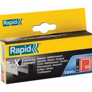 Rapid Zımba Teli 53 Serisi Paslanmaz Çelik 8 mm (1 Paket/2500 Adet) - 23808000