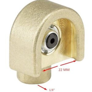 Pressol Tekalamit Buton Başlık (Pirinç) 22 mm 1/8''F