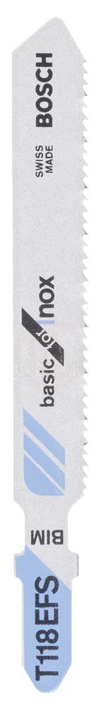 Bosch Dekupaj Testere Bıçağı Basic For Inox T 118 EFS 83 mm (5 Adet) - 2608636497