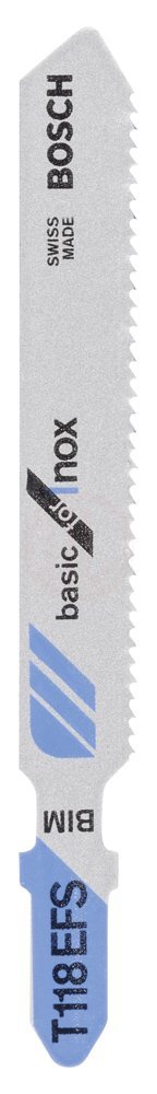 Bosch Dekupaj Testere Bıçağı Basic For Inox T 118 EFS 83 mm (3 Adet) - 2608636499