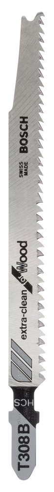 Bosch Dekupaj Testere Bıçağı ExtraClean For Wood T308 B 117 mm (100 Adet) - 2608663753