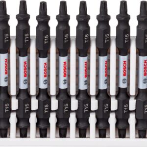 Bosch Vidalama Ucu Çift Taraflı Impact Control T15-T15x65 mm (8 Adet) - 2608522342