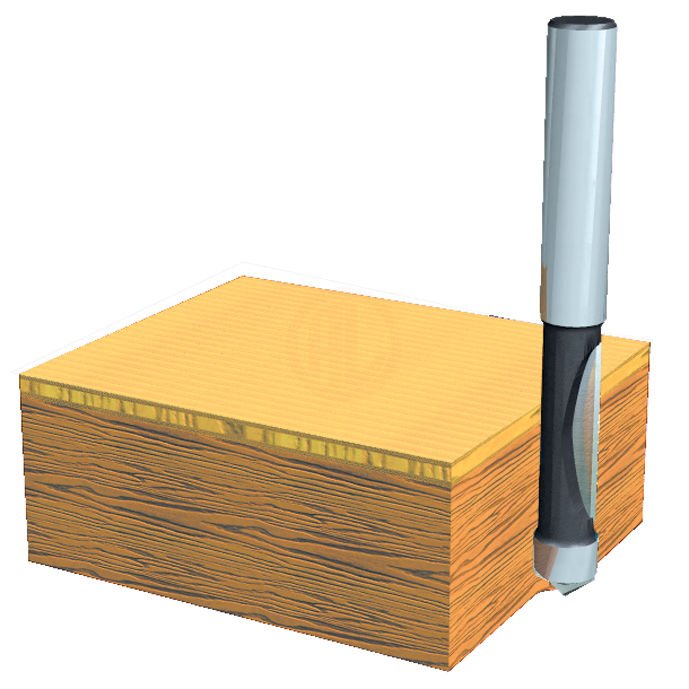 Makita Freze Ucu Tek Kenar Alma Bıçağı 6x6x60 mm (D-09335)