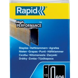 Rapid Zımba Teli 606 Serisi Galvaniz Reçine 12 mm (1 Paket/3600 Adet) - 40303093