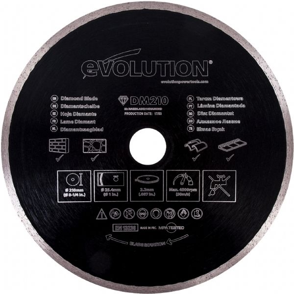 Evolution Taş Kesici Elmas Disk RAGE210E