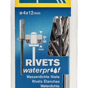 Rapid Perçin Su Geçirmez 4,0x12 mm (1 Paket/50 Adet) - 5000400
