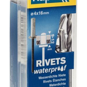 Rapid Perçin Su Geçirmez 4,0x16 mm (1 Paket/50 Adet) - 5000401