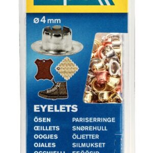 Rapid Kuşgözü Delik Halka Alüminyum 4 mm (1 Paket/100 Adet) - 5000409