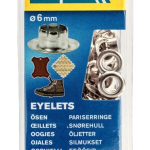 Rapid Kuşgözü Delik Halka Alüminyum 6 mm (1 Paket/25 Adet) - 5000410