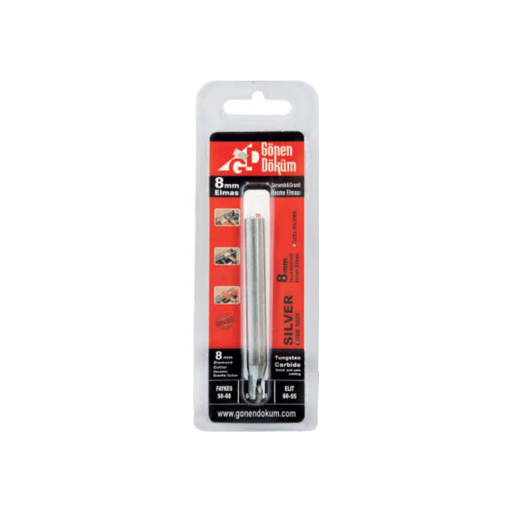Faykes Seramik Kesme Elması 12 Mm Silver