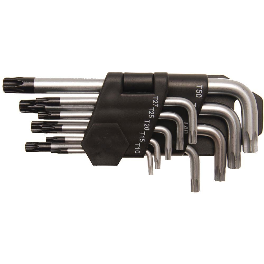 Bgs Allen Anahtar (Alyan Anahtar) Seti Torx Kısa 9 Parça T10-T50