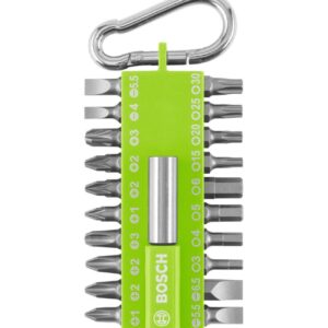 Bosch 21 Parça Yaylı Kancalı Vidalama(Yeşil) 8 li Karton Standlı - 2607012002