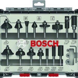 Bosch Freze Ucu Pro Set 6 mm Şaftlı Karışık (15 Parça) - 2607017471