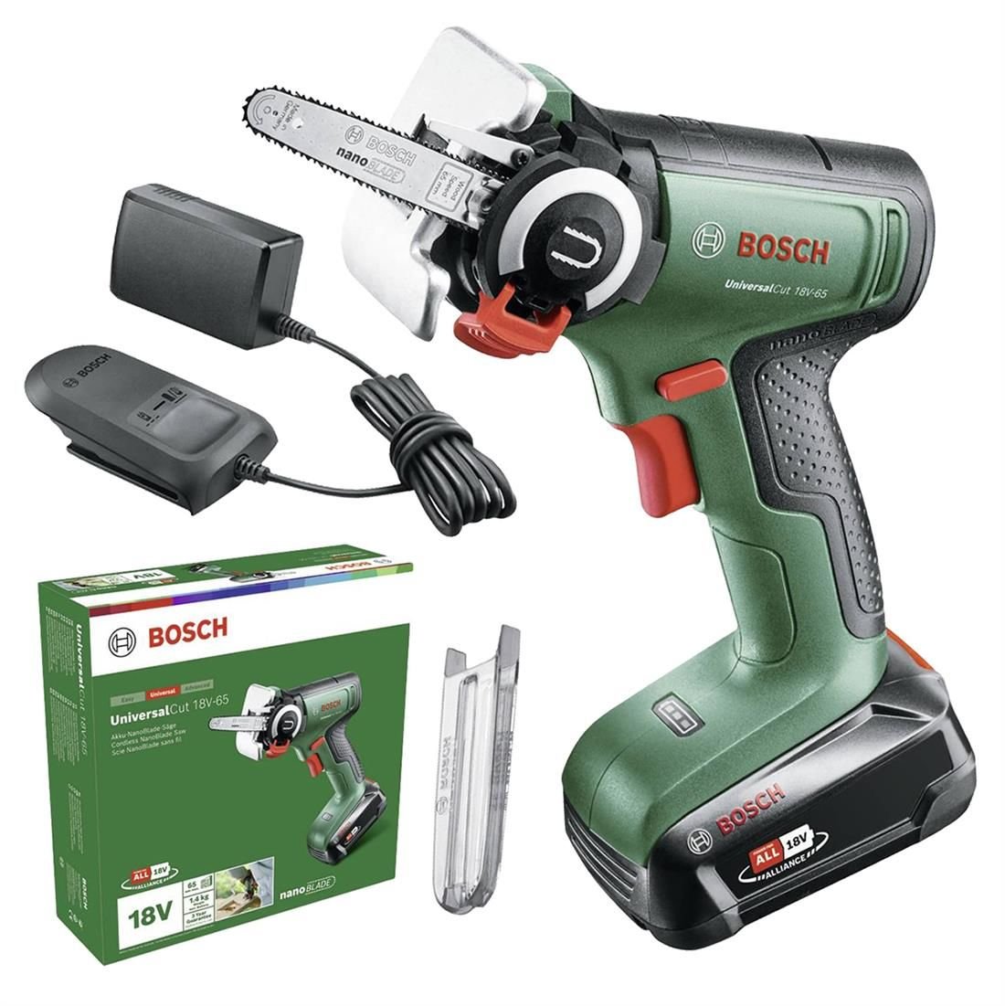 Bosch Akülü NanoBlade Testere Makinesi UniversalCut 18V-65 (1 x 2,5 Ah Akü) - 06033D5202
