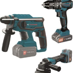 Catpower Akülü Makine Seti Vidalama-Kırıcı Delici-Taşlama 4130 (Aküsüz)