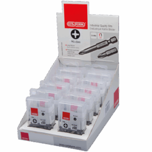 Ceta Form 500 Parça 1/4 İnç Yıldız Bits Uç Toptan Paketi Cb/252 (Ph2 X 25 Mm)