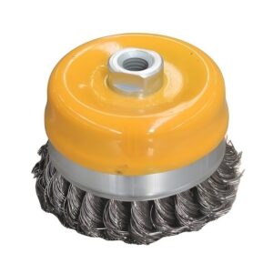 CTM Eko Burgulu Çanak Fırça (0,50 mm Burgulu Çelik Tel) 100 mm