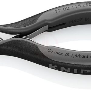 Knipex 77 02 ESD ELEKTRONİKÇİ YAN KESKİ 115 MM - KNI7702115ESD