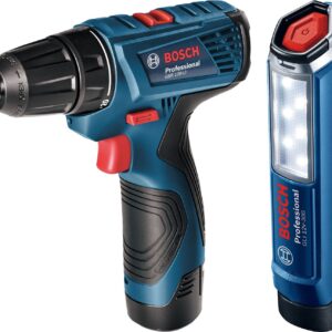 Bosch Akülü Vidalama Matkabı Set (GSR 120-LI + GLI 12V-300) (2 x 2,0 Ah Akü) - 06019G8004