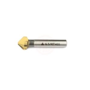 MTE Silindirik Saplı Havşa Freze Üç Ağızlı HSS DIN 335/C (90°) TIN Kaplı 8,3x50 mm