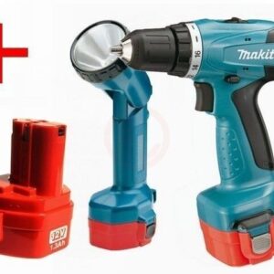 Makita 8271Dwple Akülü Darbeli Matkap + El Feneri