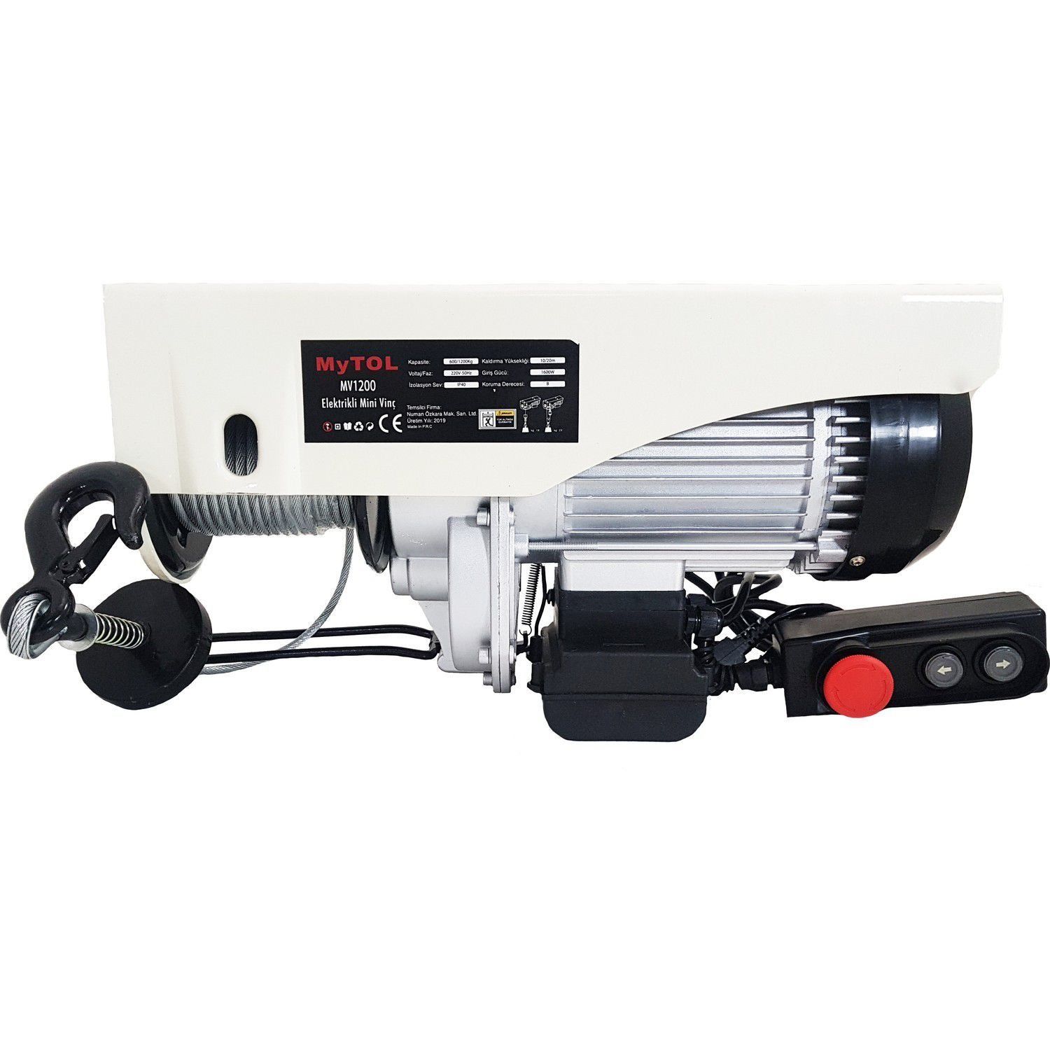 Mytol Elektrikli Vinç 400/800 Kg