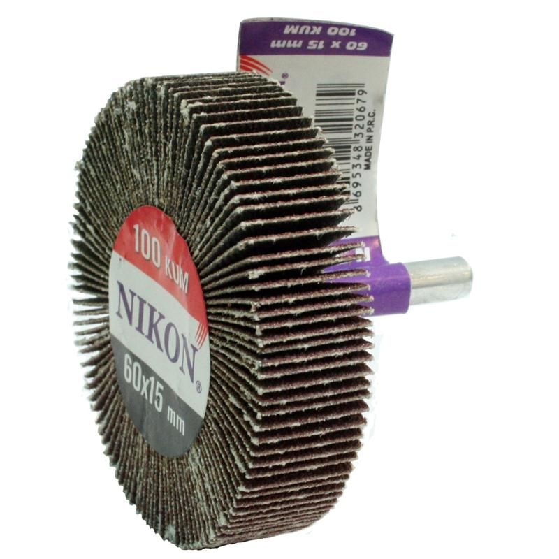 Nikon Saplı Fırfır Zımpara 30X15 Mm 60 Kum - NIK32003