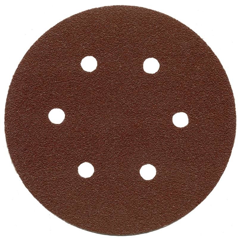 Nikon Alüminyum Oksit Cırtlı 6 Delikli Disk Zımpara 150 Mm 220 Kum - NIK33675
