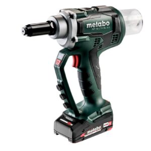 Metabo Akülü Perçin Tabancası Pop NP 18 LTX BL 5.0 (2 x 2,0 Ah Akü)
