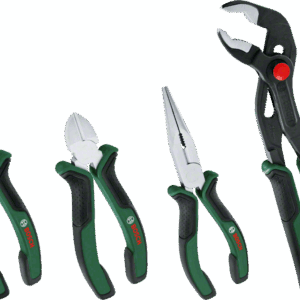 Bosch Pense Seti 4 Parça (Kargaburun, Yan Keski, Pense, Boru Anahtarı) - 1600A02W7K