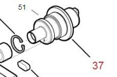 Rothenberger Roll Groover 1000000212 İçin 1.1/4 İnç-1.1/2 İnç Makara - 1000000721