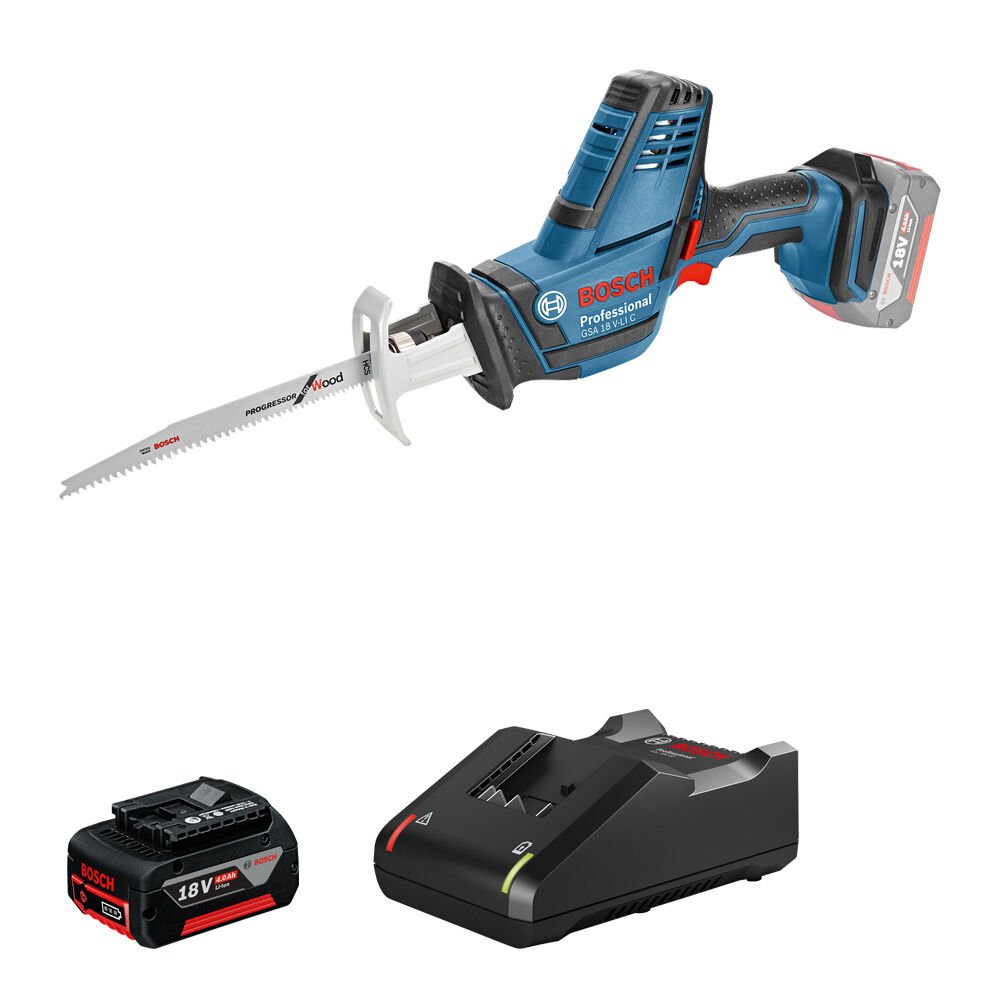 Bosch Akülü Panter Testere GSA 18V-LI C (1 x 4,0 Ah Akü) - 0615990M3Y