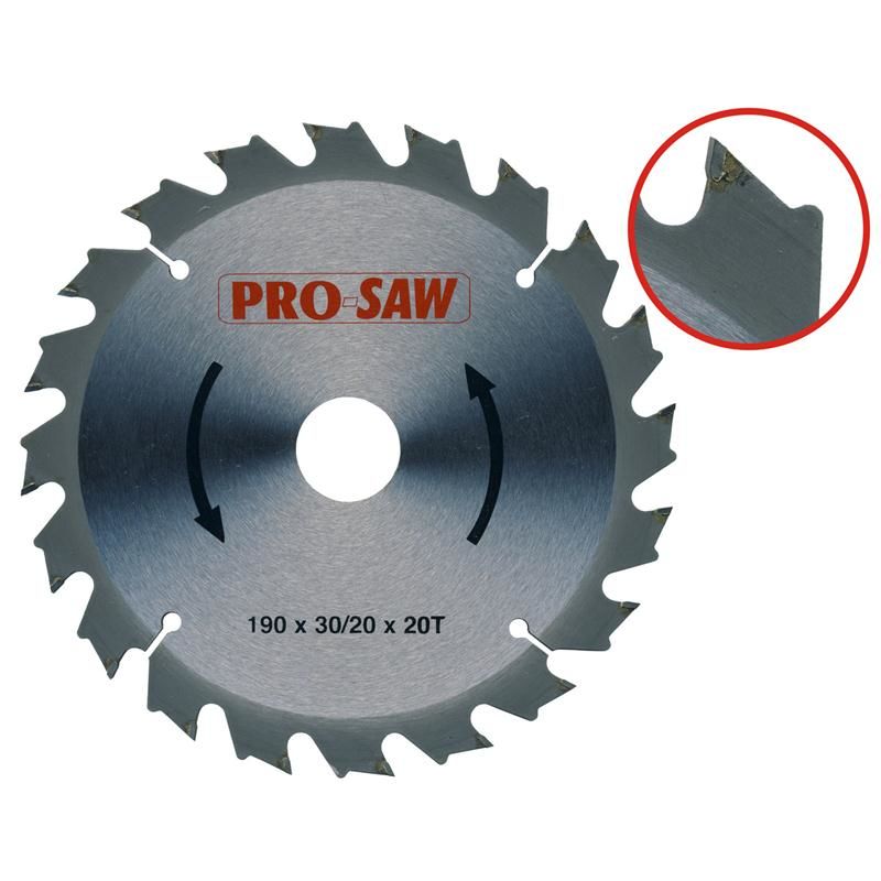 Prosaw Ahşap Daire Testere 185x30/20 mm 24 Diş (PS51216)