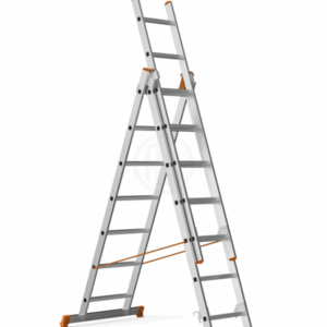 Saraylı A Tipi Endüstriyel Merdiven 3x7 Basamaklı 579 Cm