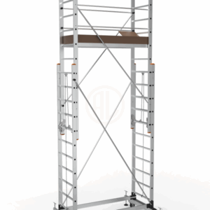 Saraylı Alüminyum İskele Merdiven 2x11 Basamaklı 2x3,0 Mt 602 Cm