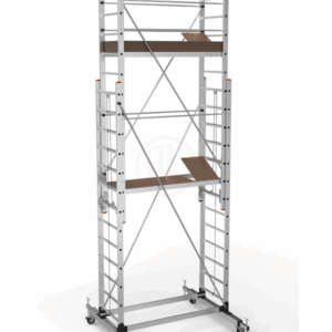 Saraylı Alüminyum İskele Merdiven 2x13 Basamaklı 2x3,5 Mt 710 Cm